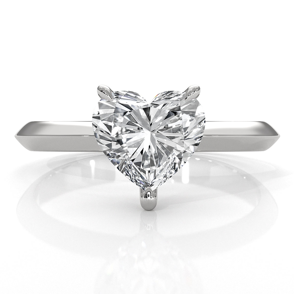 3g 2.2mm Claw Prong Solitaire Style Lab Grown Diamond Engagement Ring IGI Certified 1.00 Ctw.